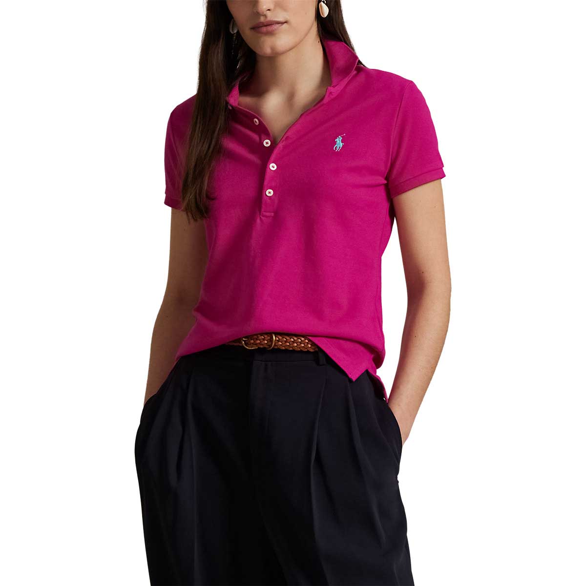 Polo Ralph Lauren Julie Slim Short Sleeve Polo Shirt